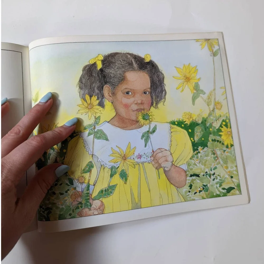 Wild Wild Sunflower Child Anna (1991) by Nancy Carlstrom Vintage Softcover‎ Book